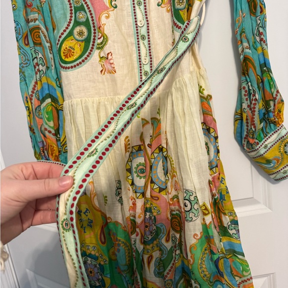 NWT Anthropologie ALÉMAIS Pinball Midi Shirt Dress - Picture 7 of 10